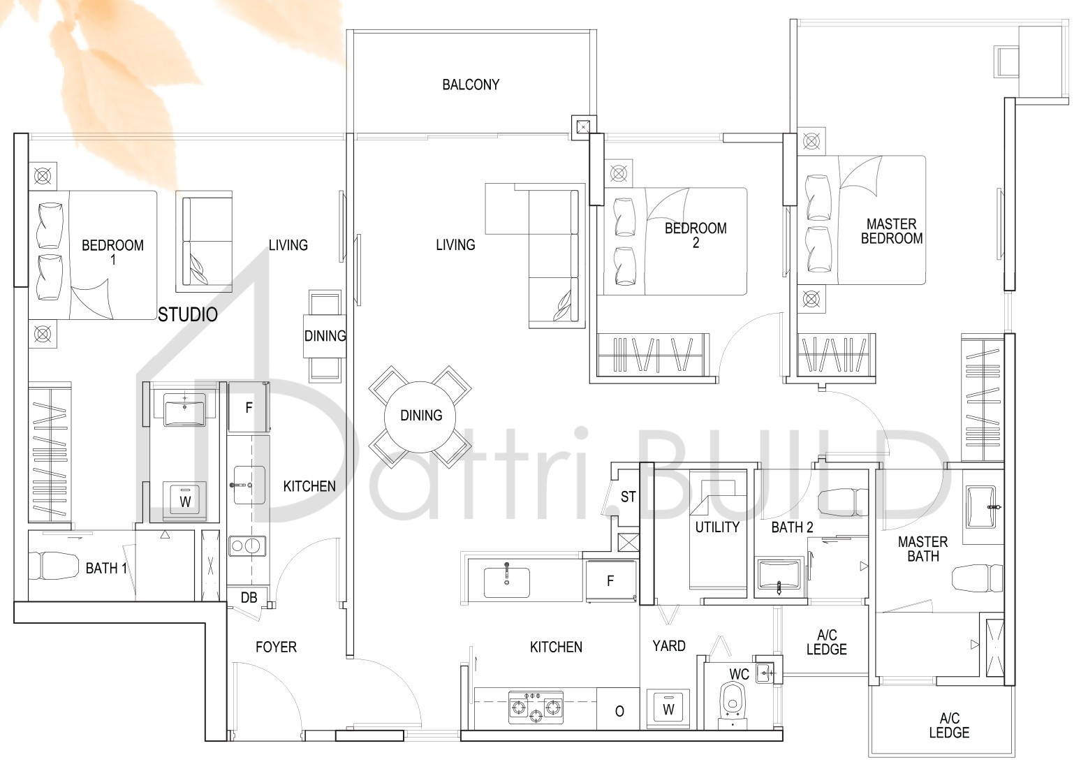 THE RAINFOREST DKa floorplan (watermarked)