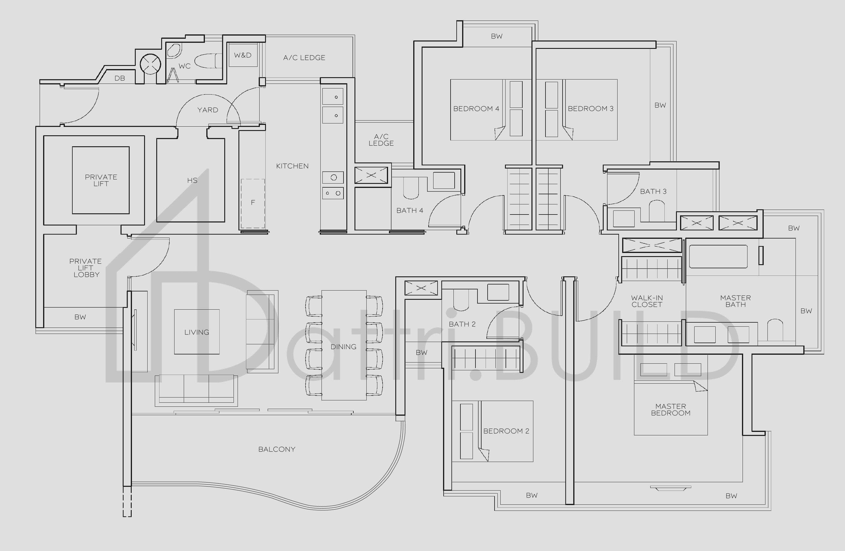 THE MEYERISE C1 floorplan (watermarked)