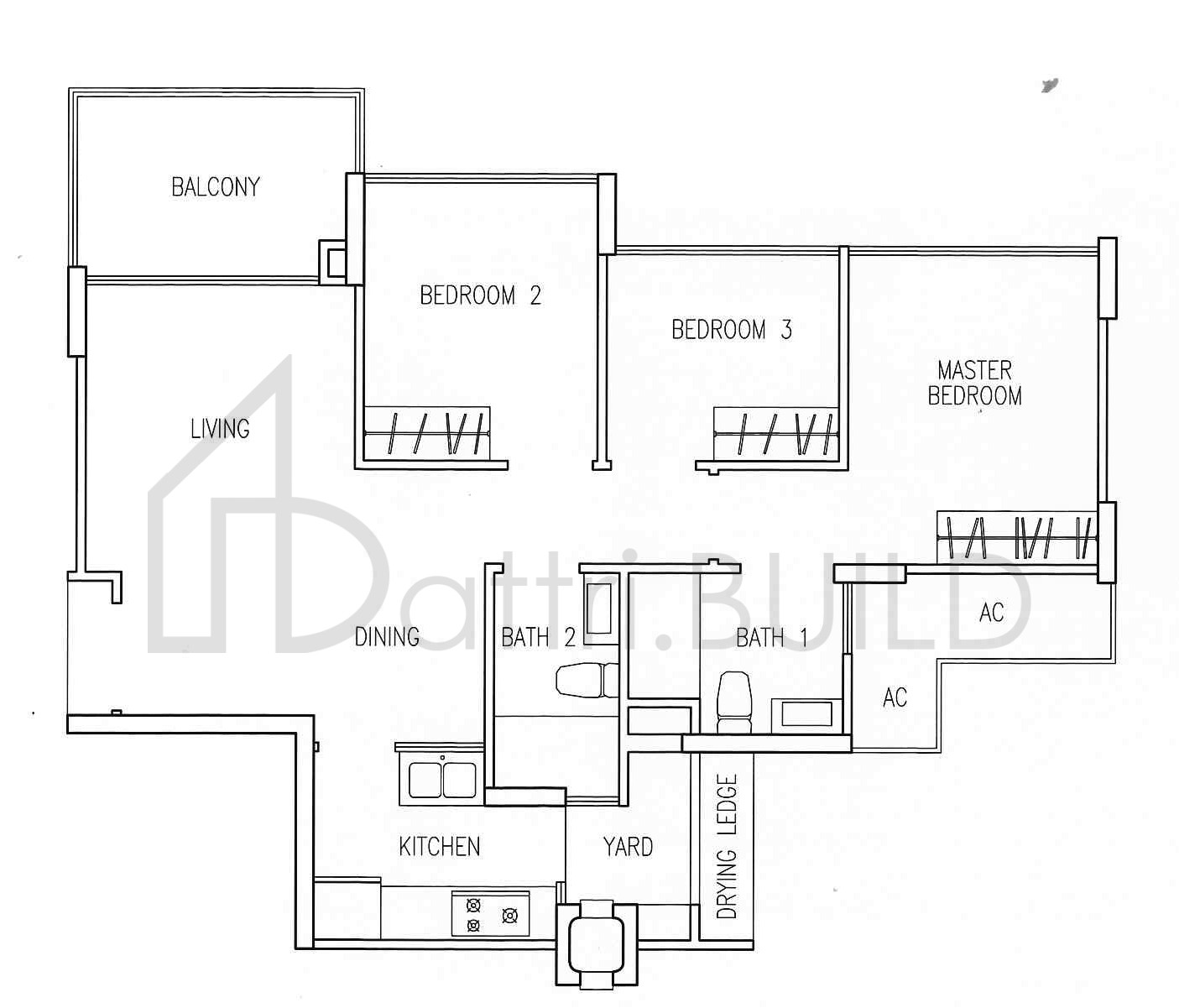 THE TAMPINES TRILLIANT A1 floorplan (watermarked)