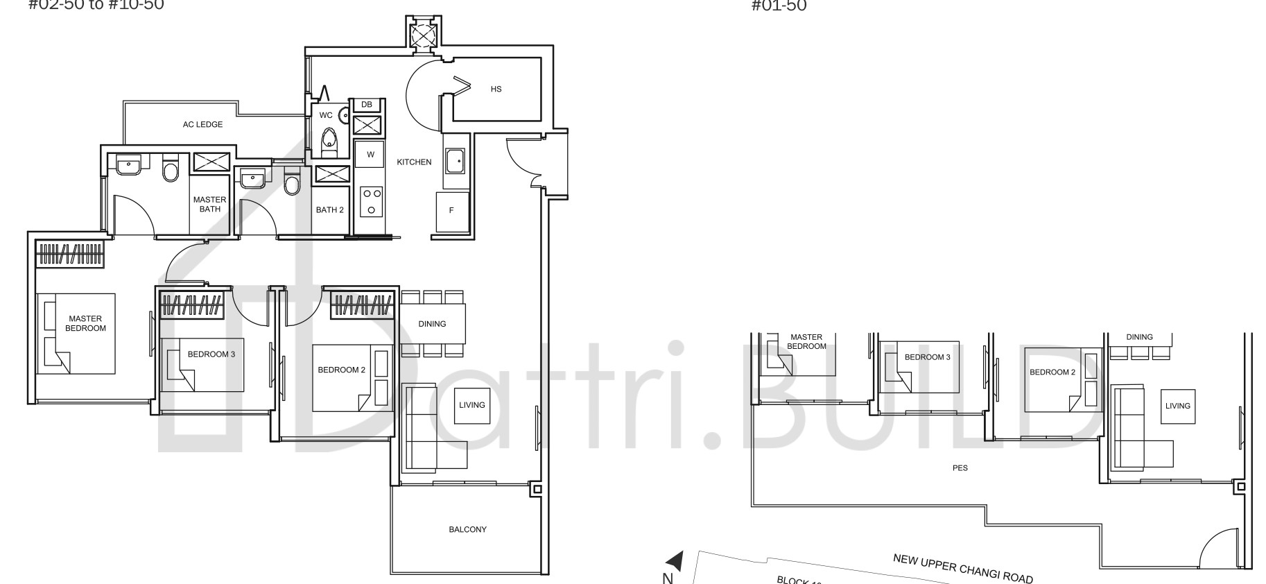 THE GLADES C5-P floorplan (watermarked)