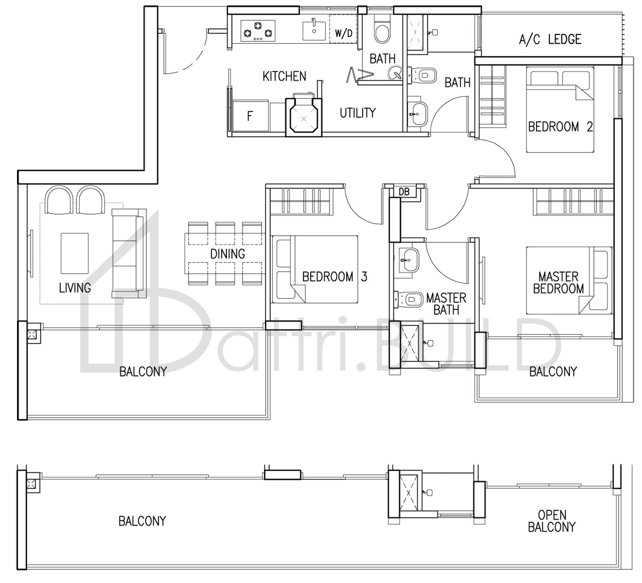 THE SKYWOODS 3 S1 C floorplan (watermarked)