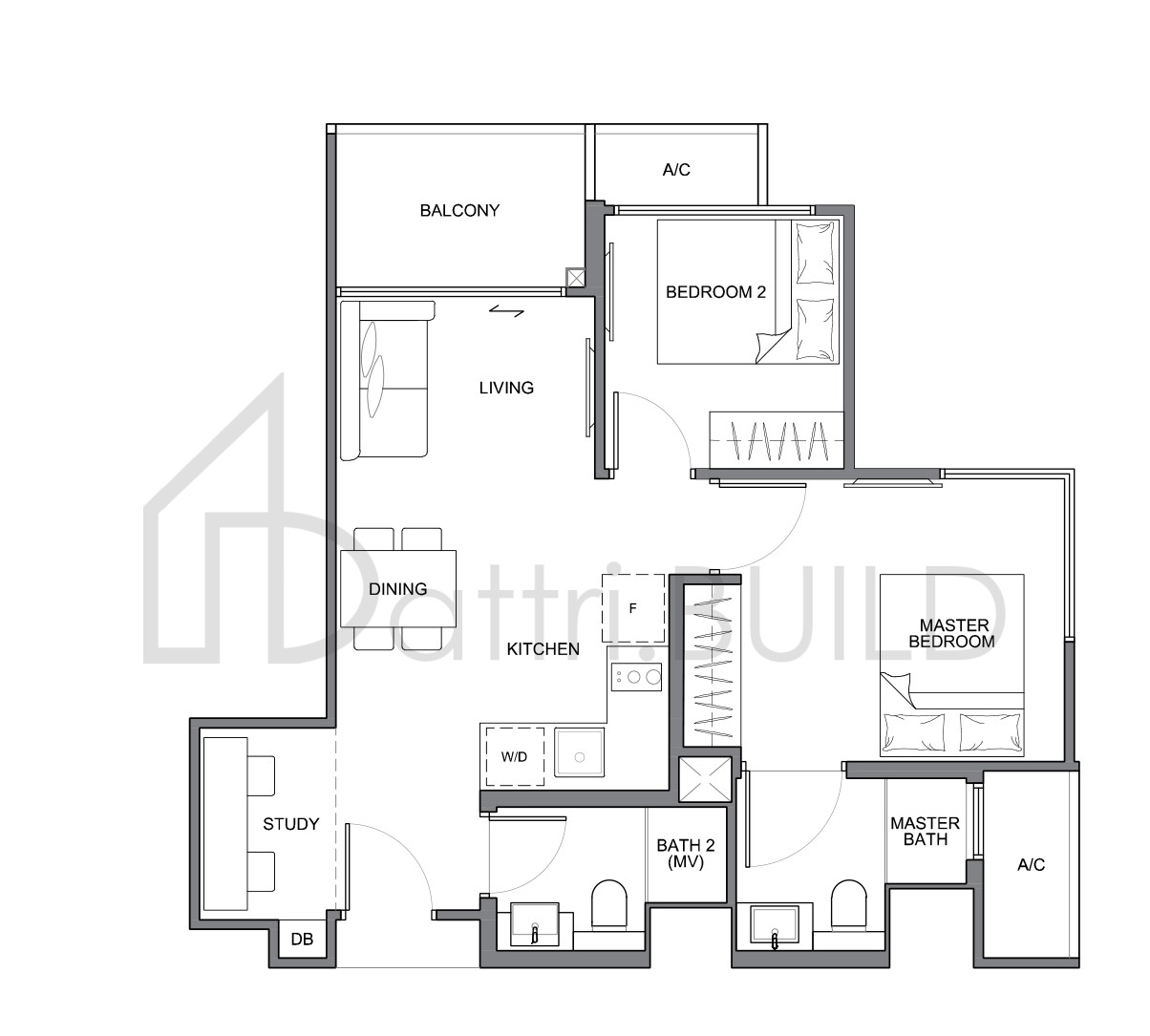 THE NAVIAN A4 floorplan (watermarked)