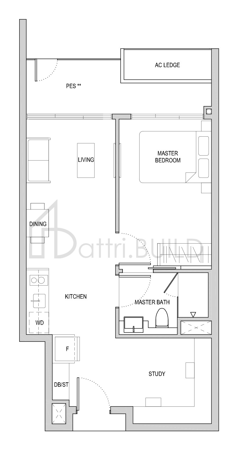 AFFINITY AT SERANGOON AS2(PES) floorplan (watermarked)