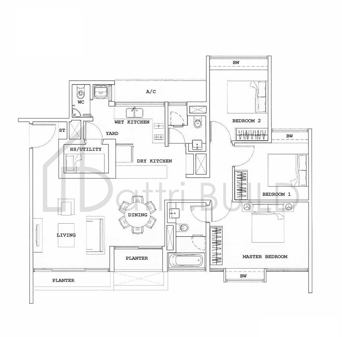 BOTANNIA B2-3 floorplan (watermarked)