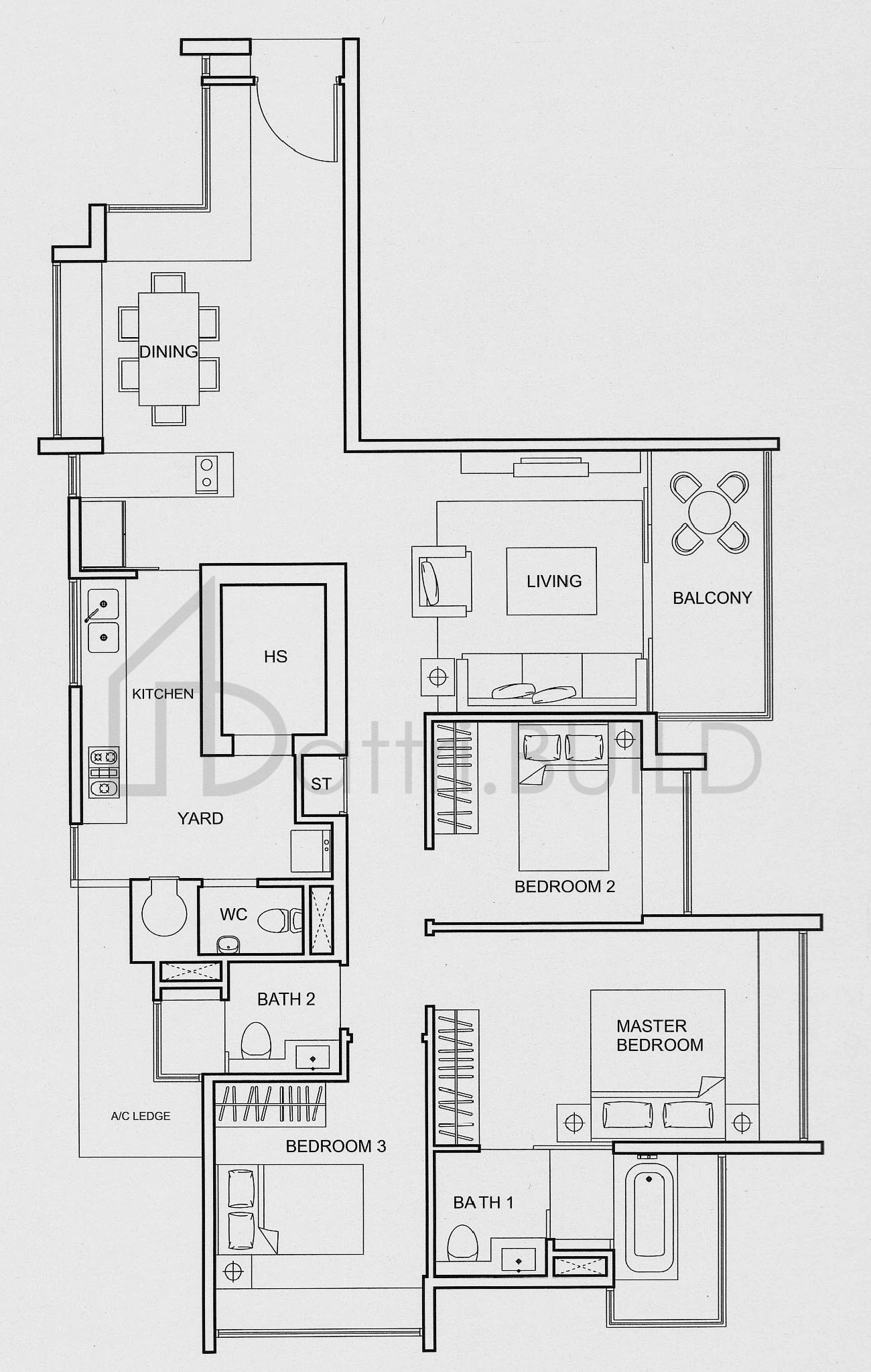 ONE AMBER C2 floorplan (watermarked)