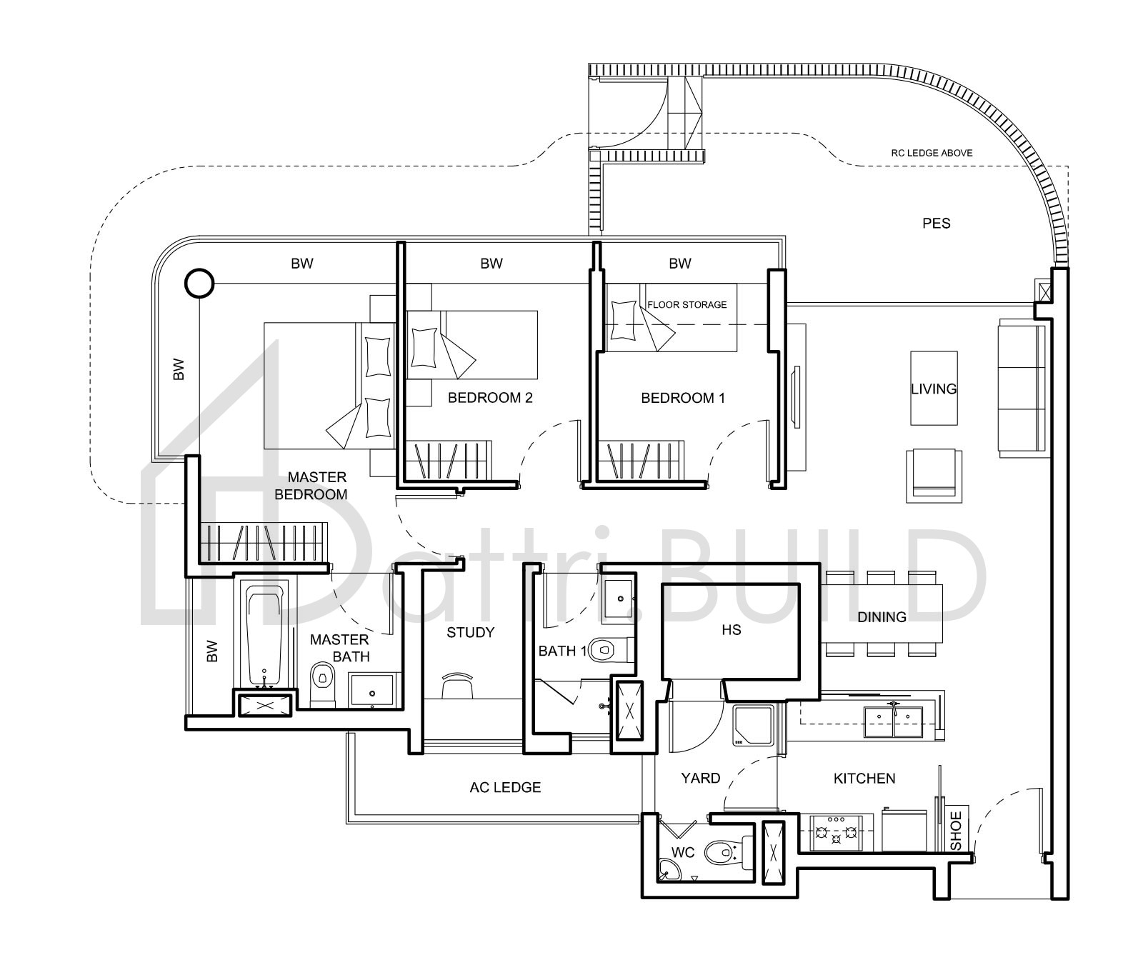 NV RESIDENCES C2a(p1) floorplan (watermarked)