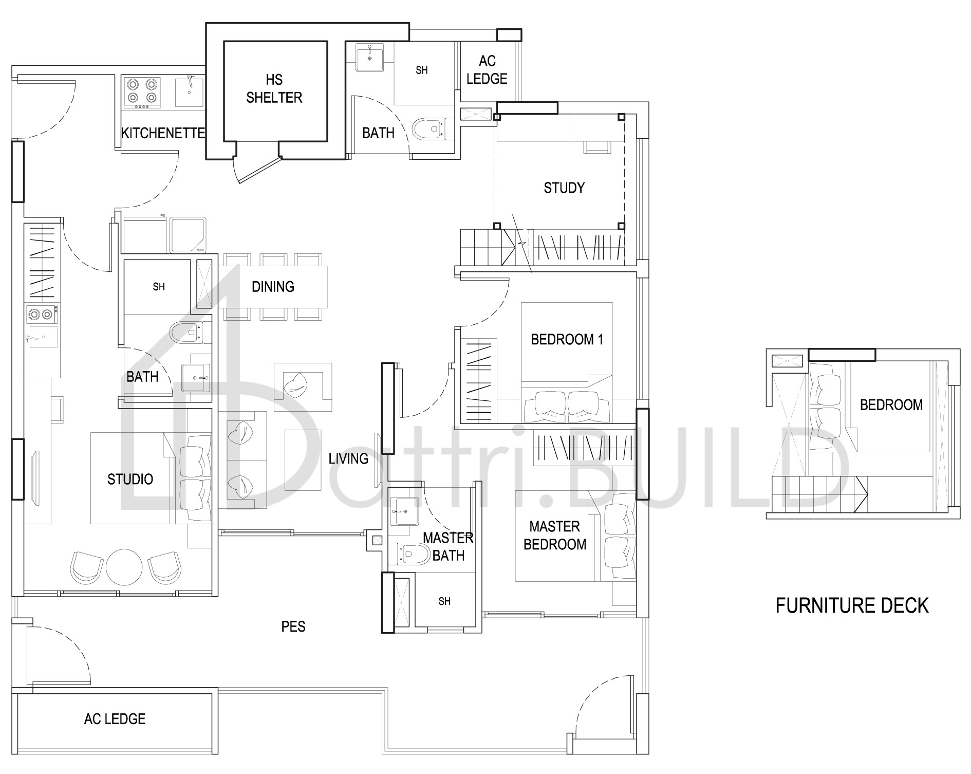 URBAN VISTA 22C2 floorplan (watermarked)