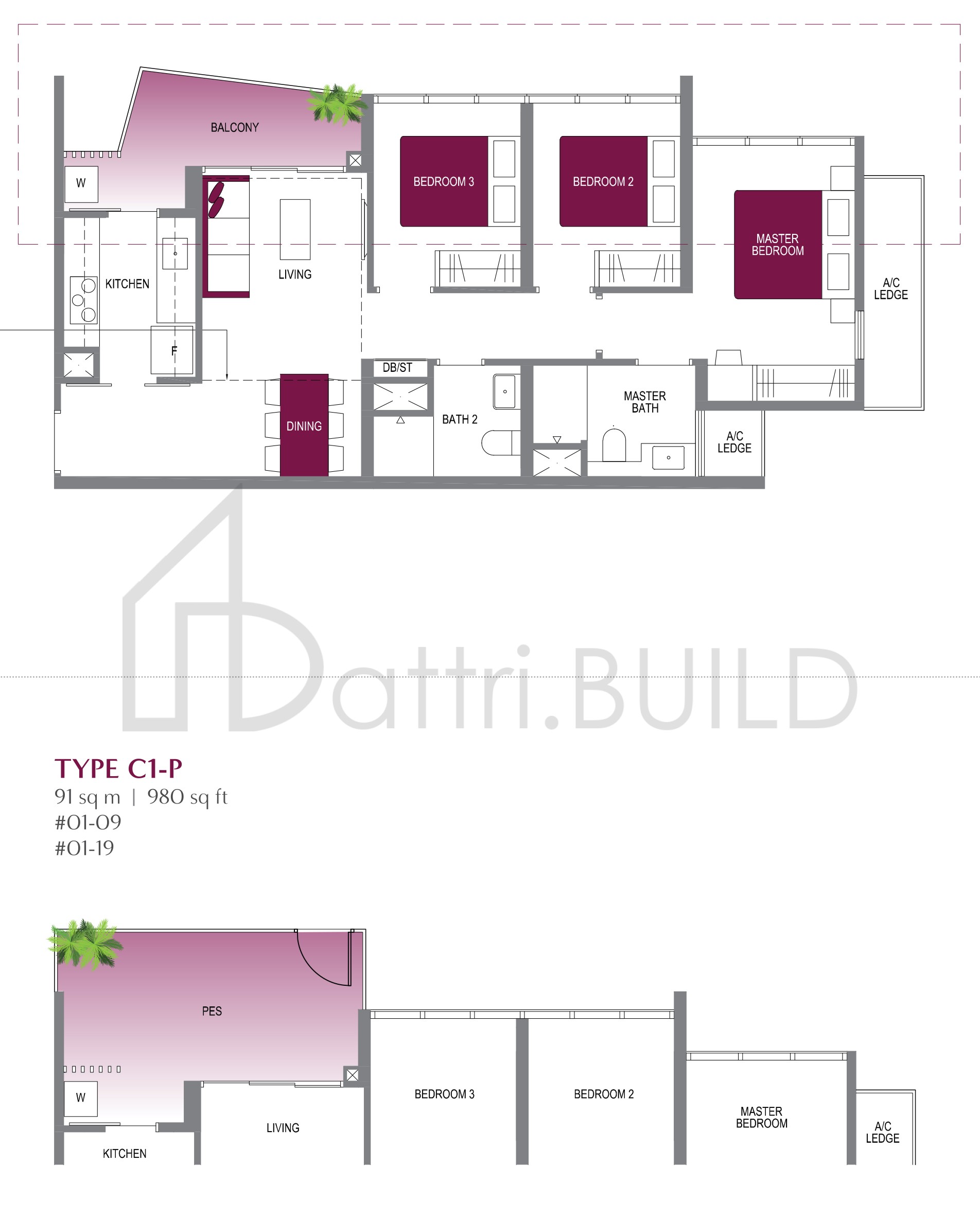 LAKE GRANDE C1-P floorplan (watermarked)