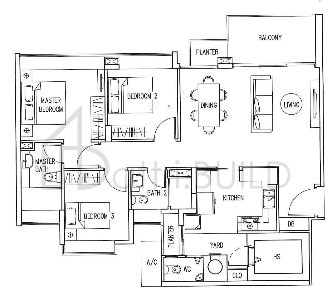 THE INFINITI B5 floorplan (watermarked)