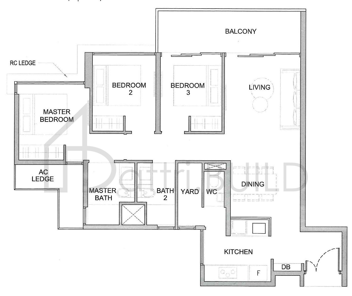 KINGSFORD WATERBAY C3 floorplan (watermarked)