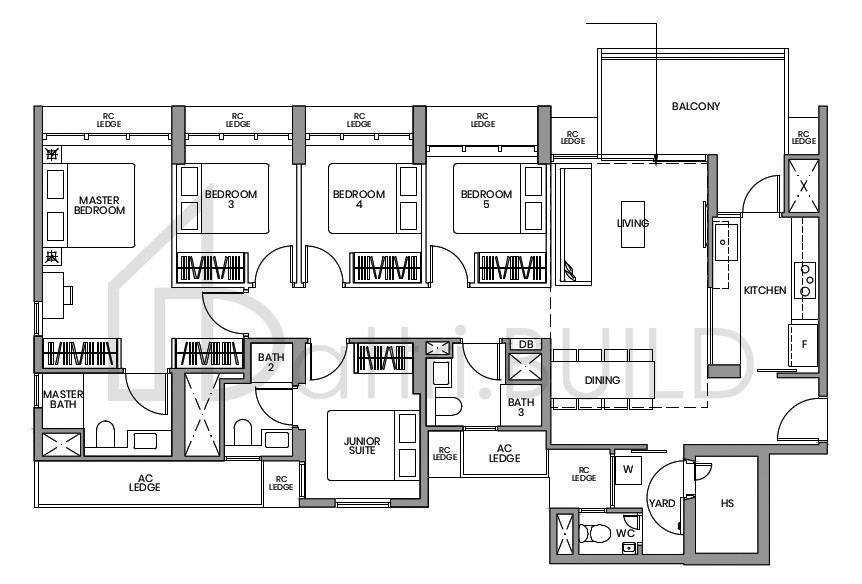 PARC GREENWICH E1 floorplan (watermarked)