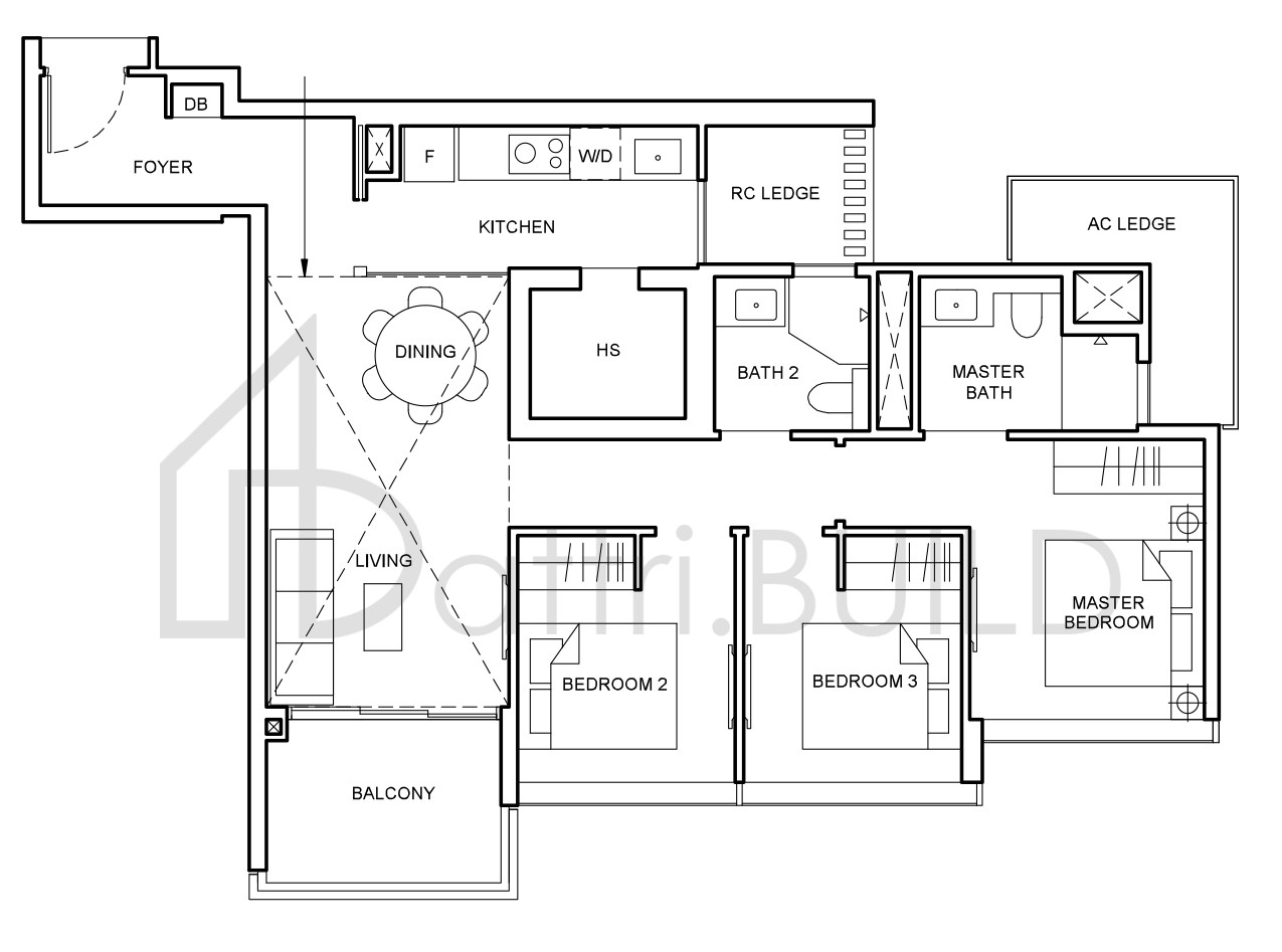 FORETT AT BUKIT TIMAH C1b floorplan (watermarked)