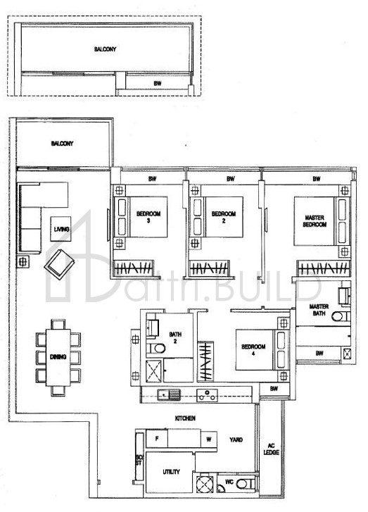 WATERFRONT GOLD D2 floorplan (watermarked)