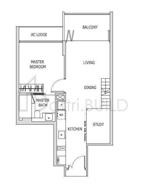MON JERVOIS A floorplan (watermarked)
