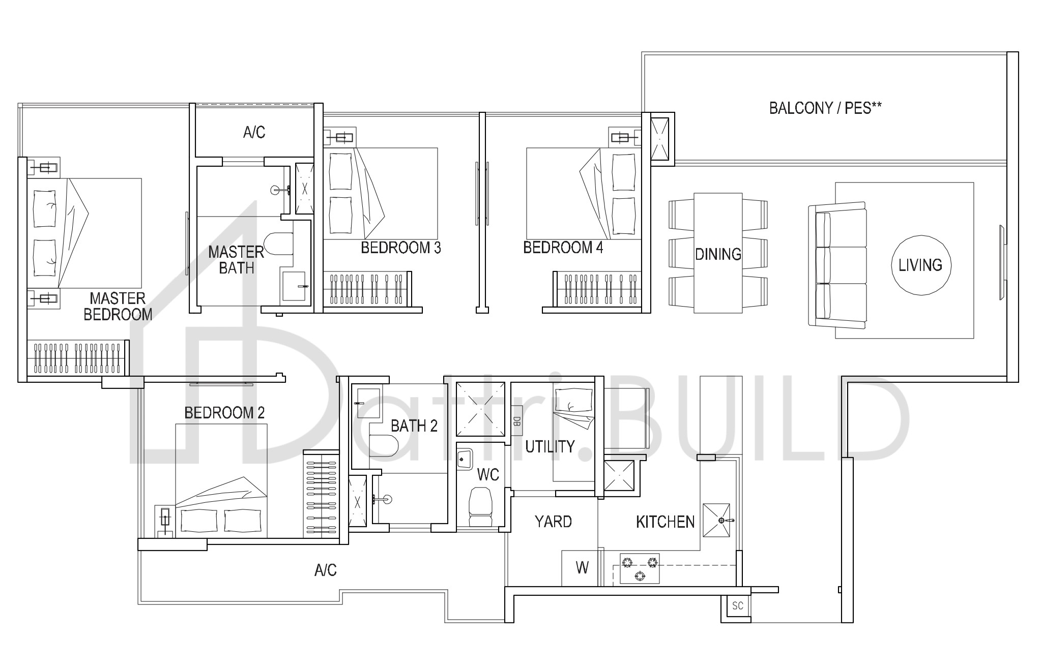SIGNATURE AT YISHUN E1 floorplan (watermarked)