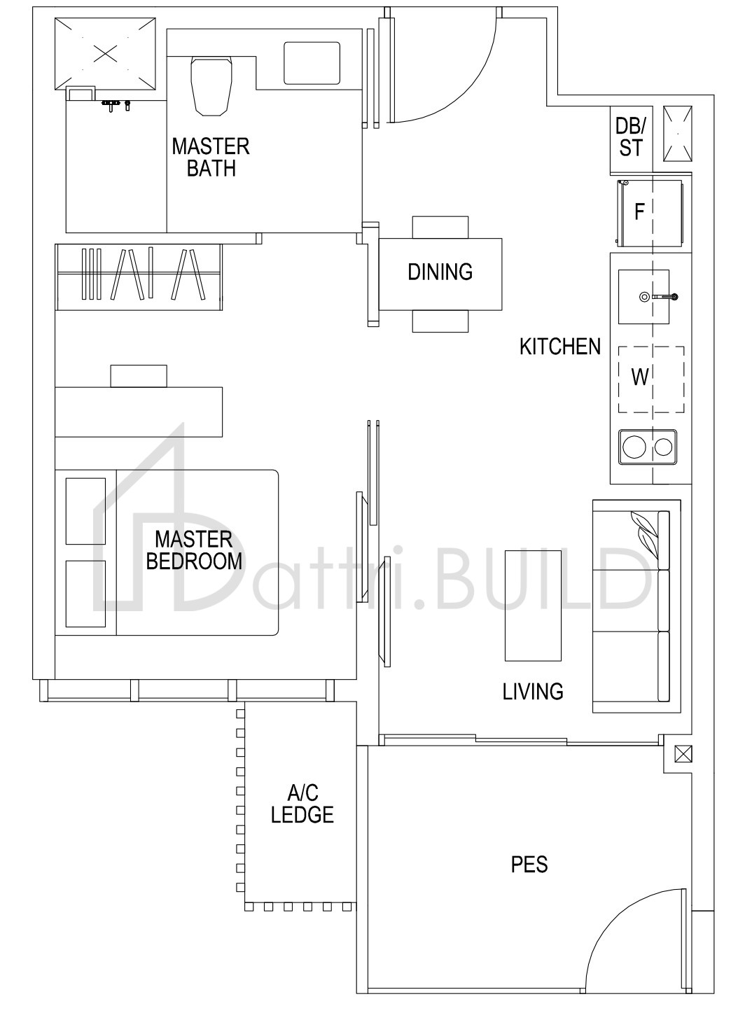 SIMS URBAN OASIS A2-P floorplan (watermarked)