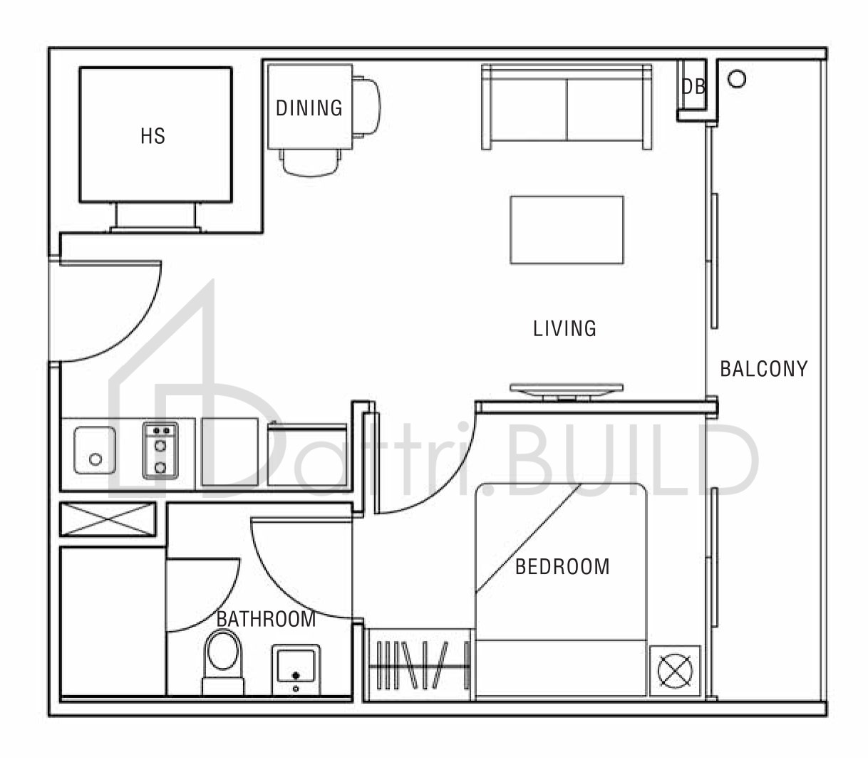 MELOSA A1-A floorplan (watermarked)