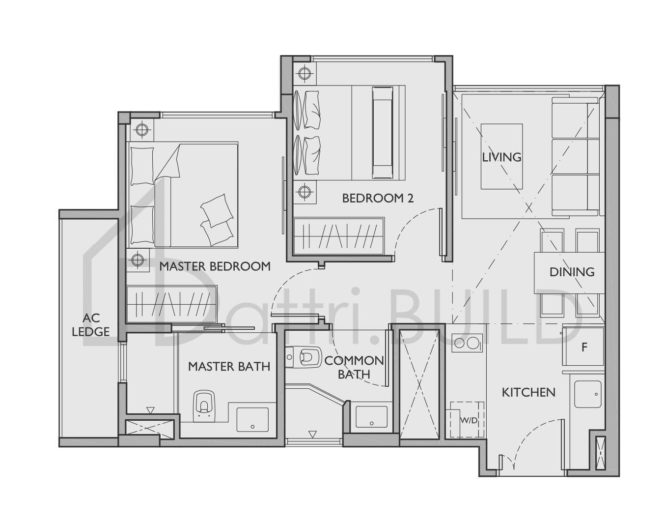 THE ASANA B2P floorplan (watermarked)