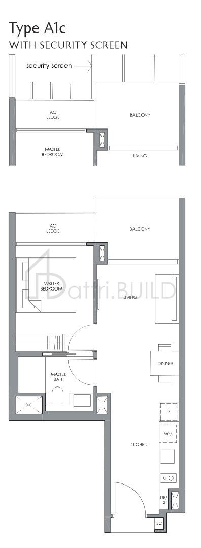 FOURTH AVENUE RESIDENCES A1c floorplan (watermarked)