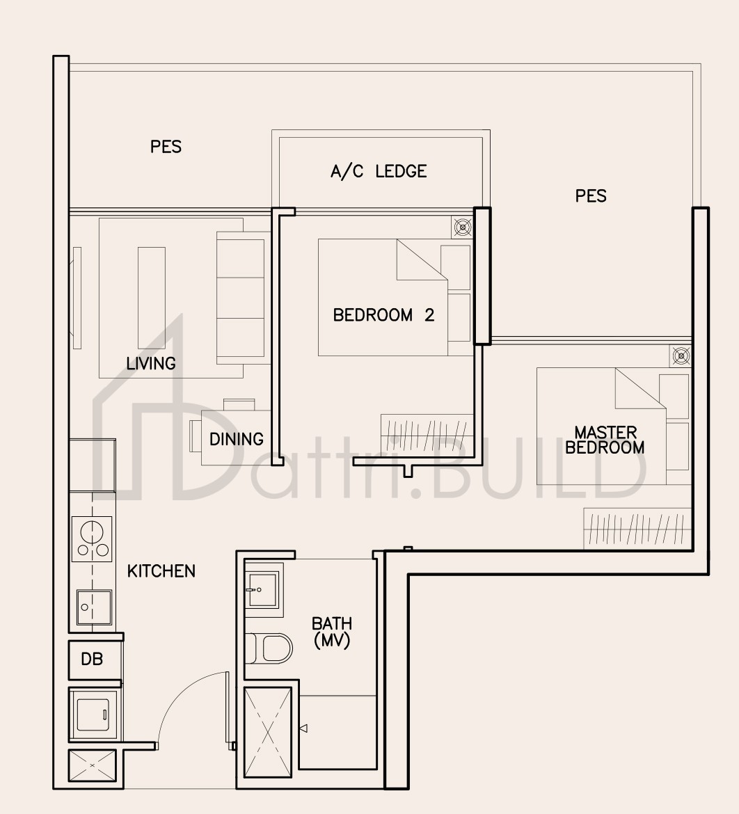 TRE RESIDENCES B1(P) floorplan (watermarked)