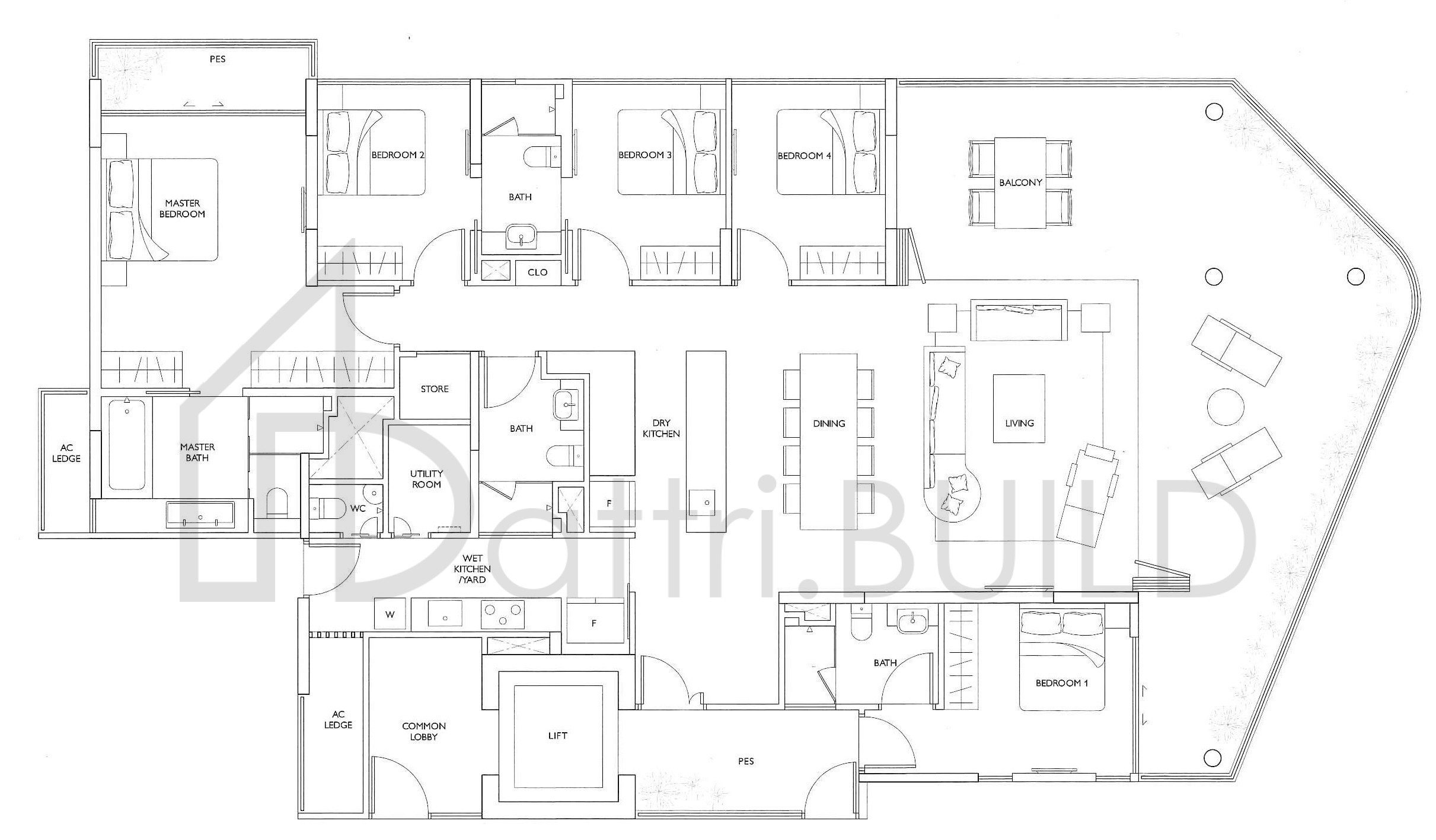 ARCHIPELAGO G1 floorplan (watermarked)