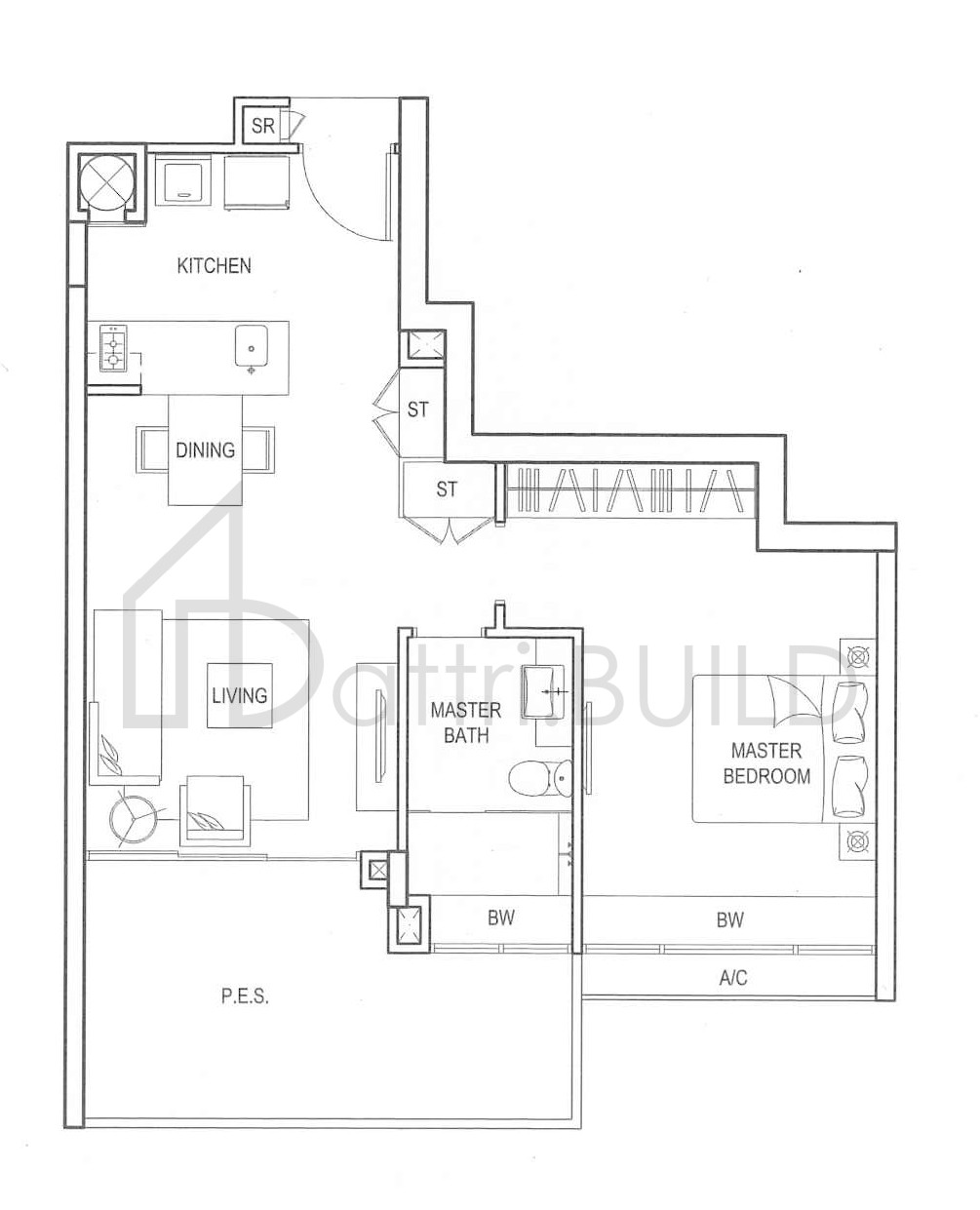 CLEMENTIWOODS CONDOMINIUM A2P floorplan (watermarked)