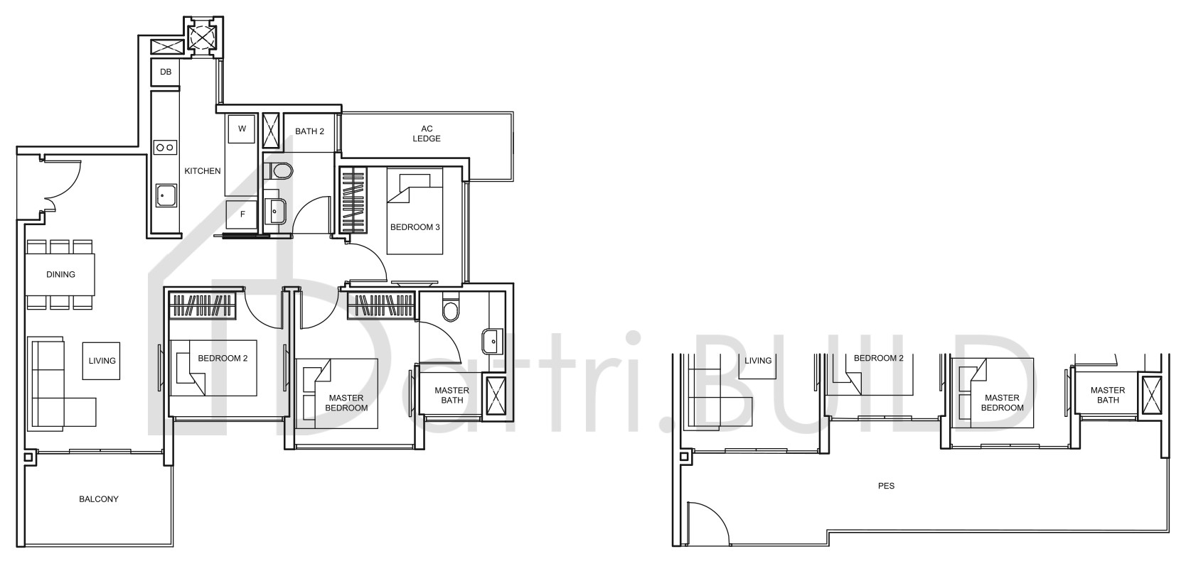 THE GLADES Cc1-P floorplan (watermarked)