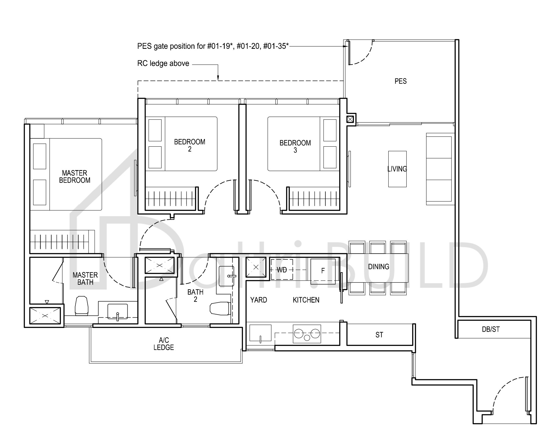 THE TAPESTRY C2(p) floorplan (watermarked)