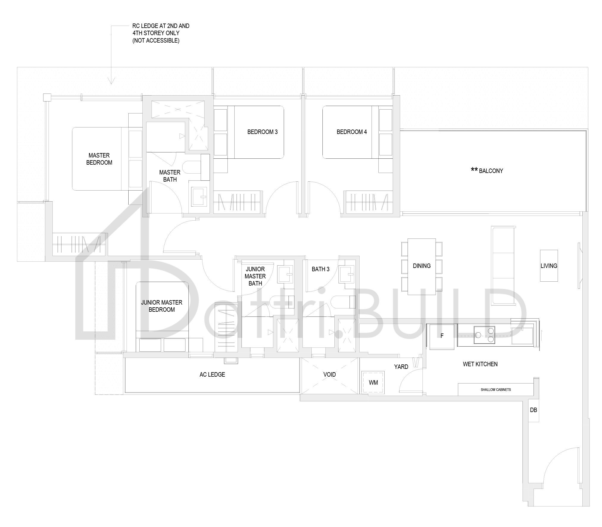 THE VERANDAH RESIDENCES D2a floorplan (watermarked)
