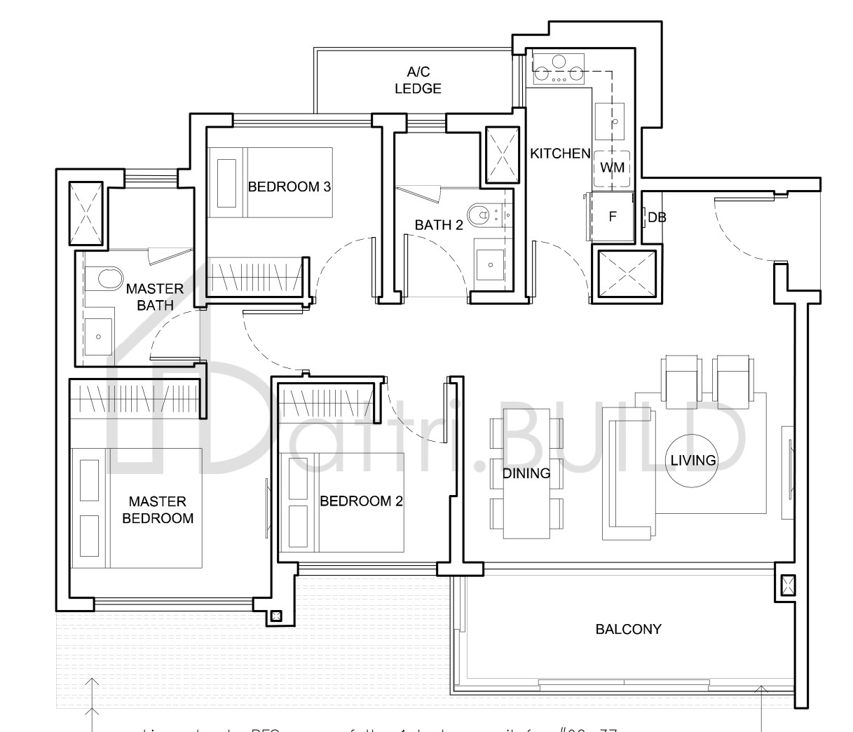JEWEL @ BUANGKOK C3 floorplan (watermarked)