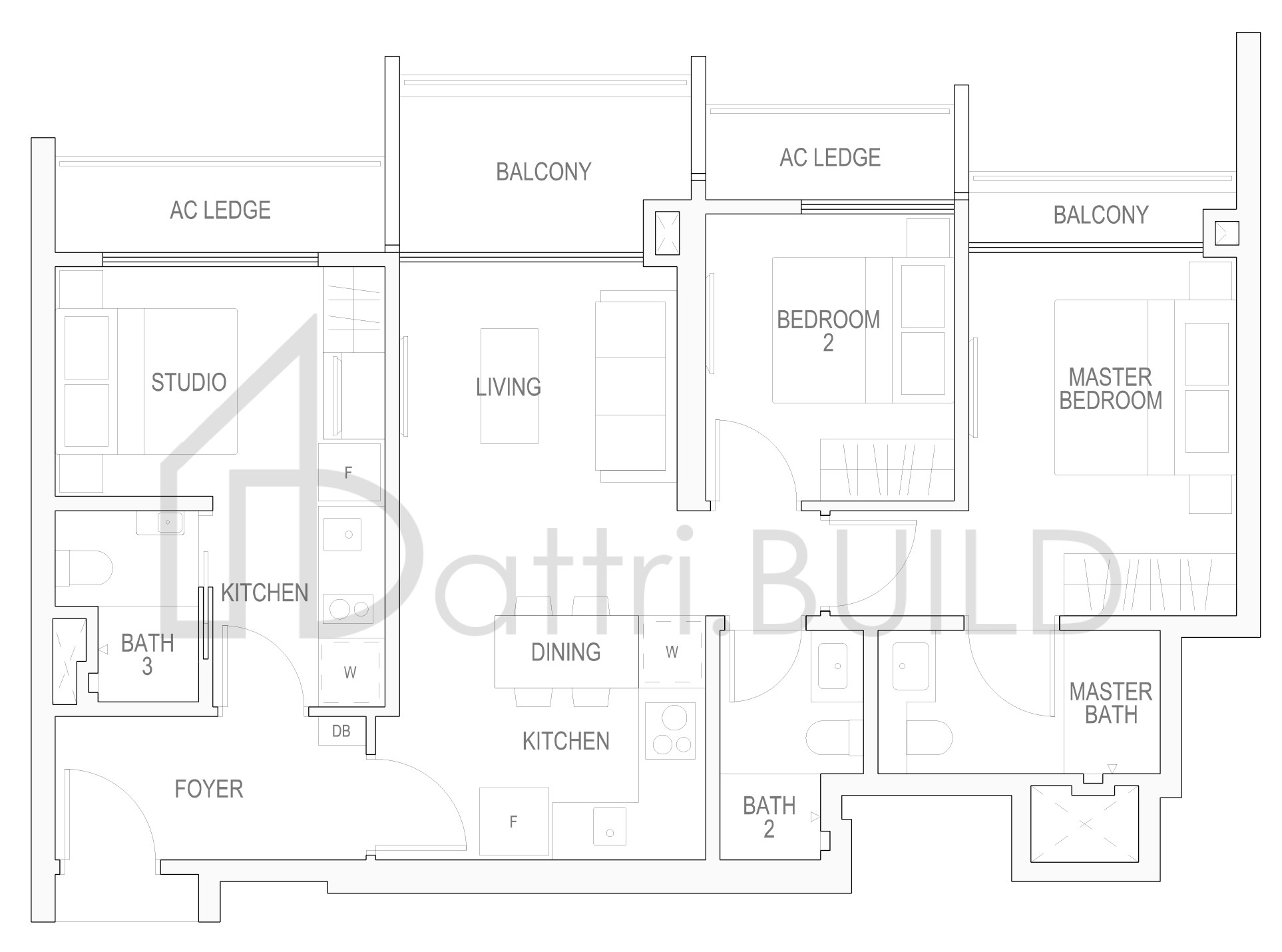 RIVERBANK @ FERNVALE DKb floorplan (watermarked)