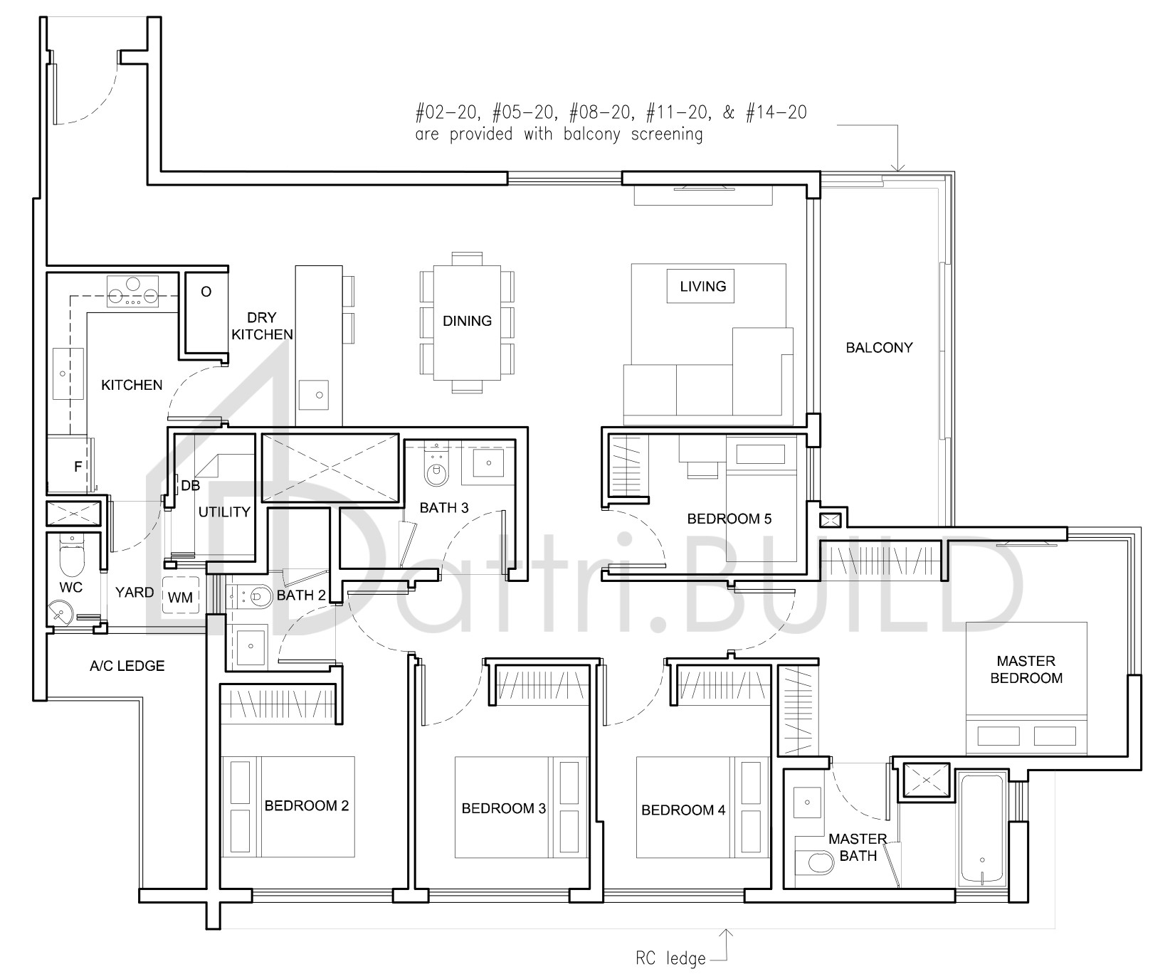 JEWEL @ BUANGKOK E1 floorplan (watermarked)