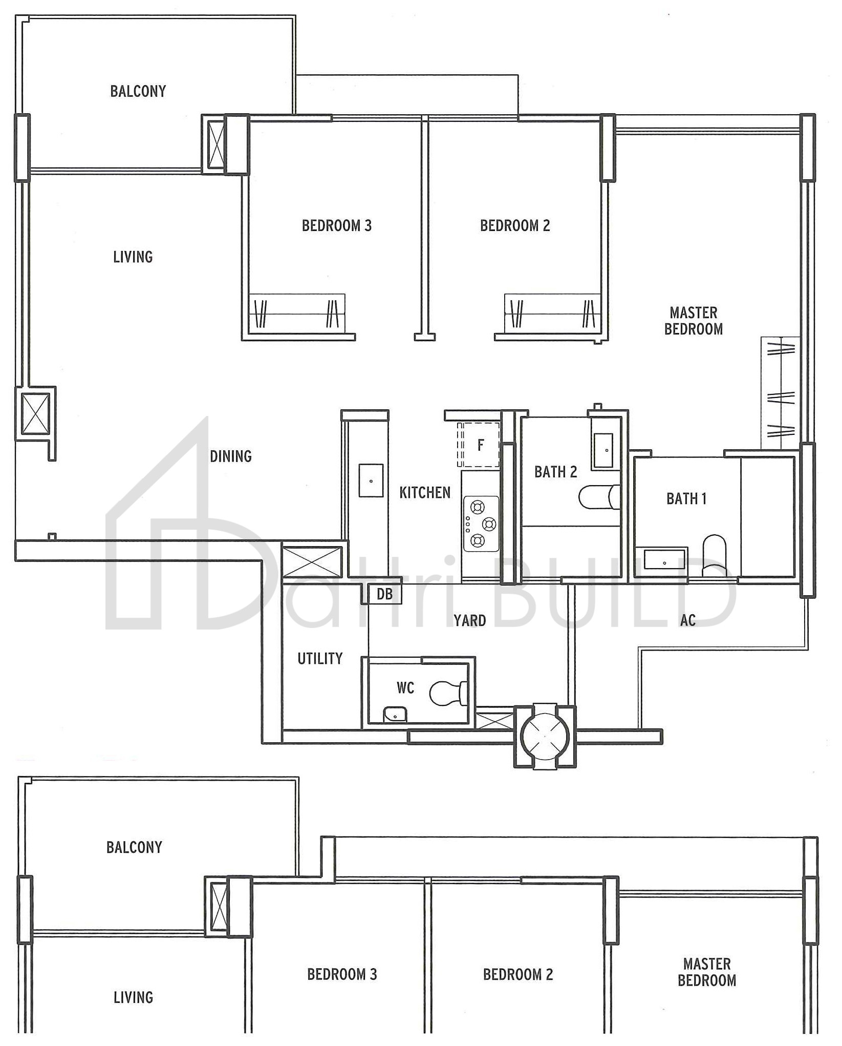 TREASURE CREST B1a floorplan (watermarked)