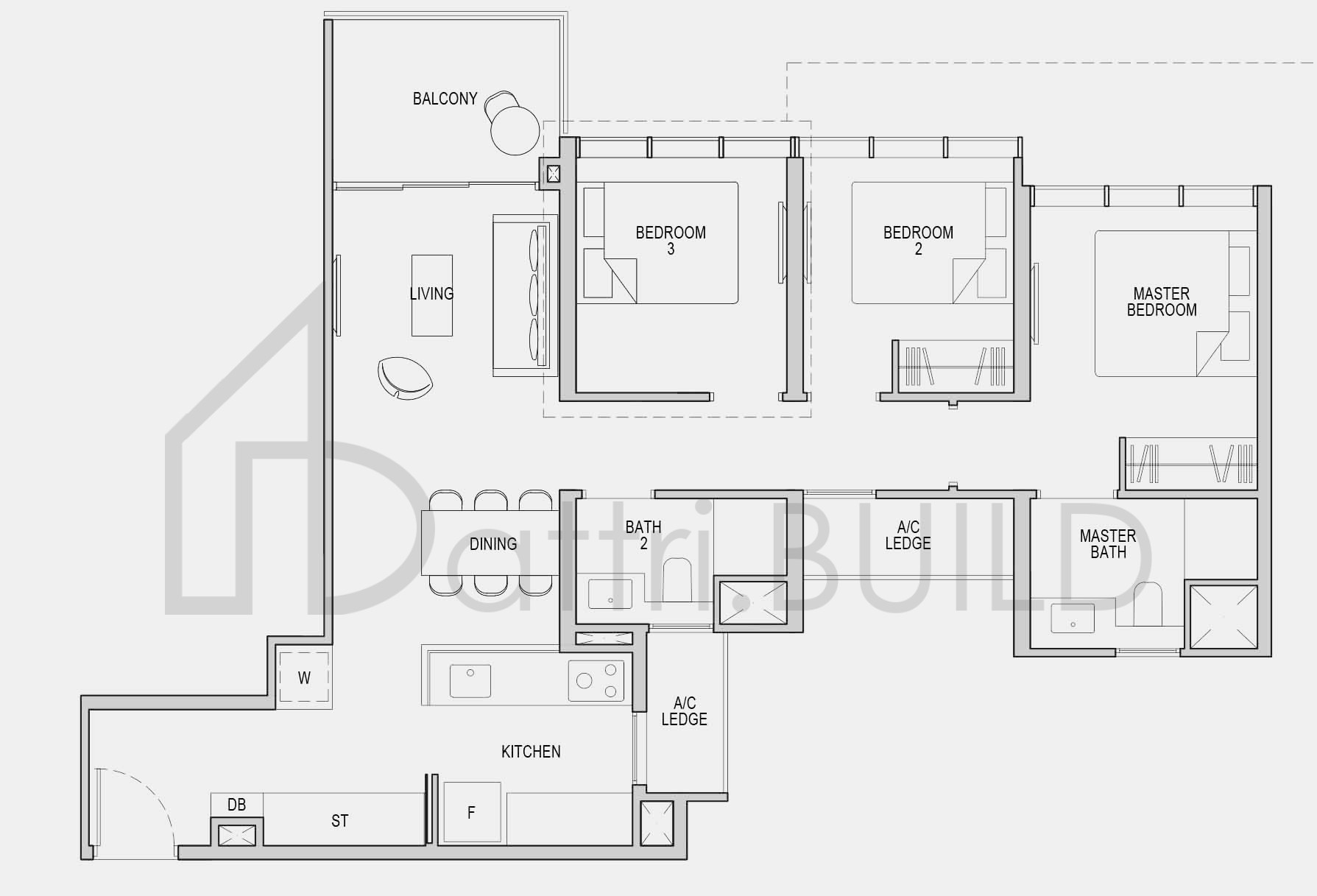 KOPAR AT NEWTON 3C1 floorplan (watermarked)