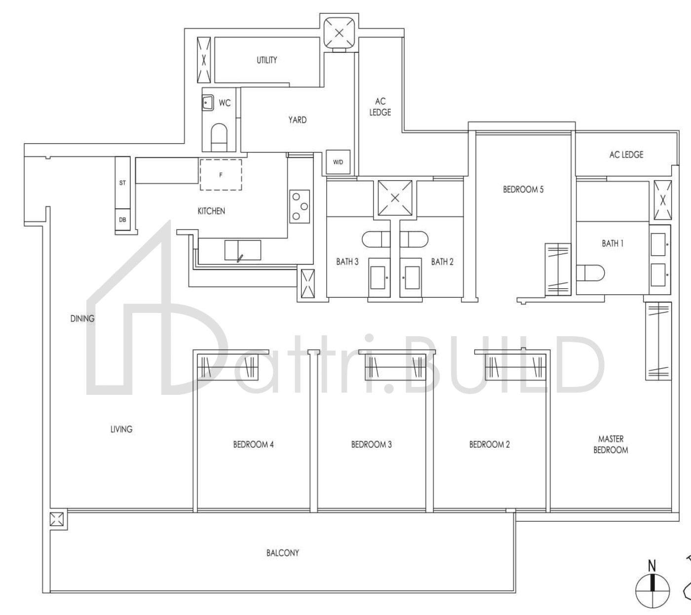 TREASURE AT TAMPINES E2 floorplan (watermarked)