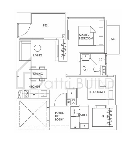 MOOI RESIDENCES B-P floorplan (watermarked)