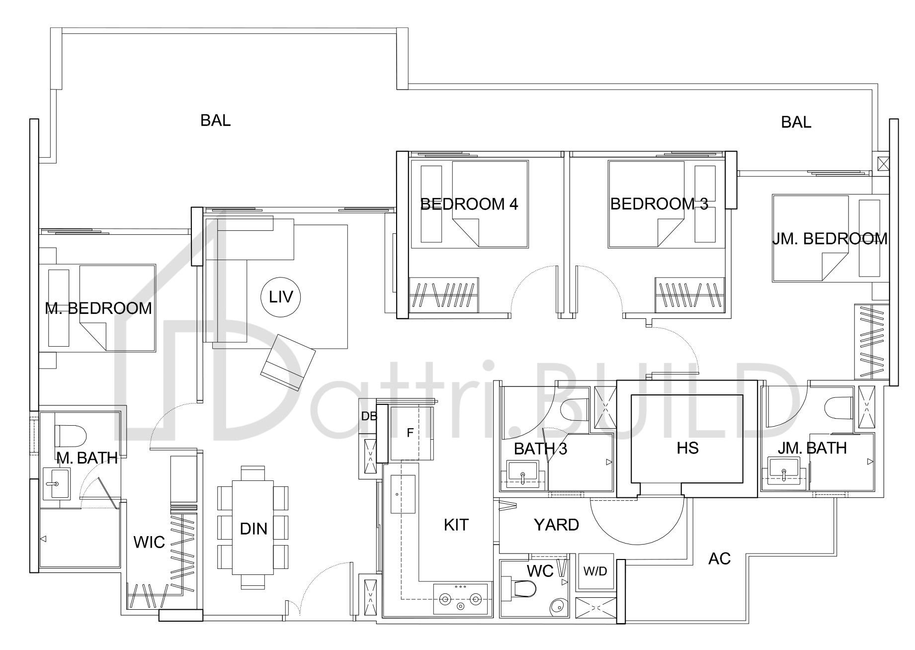 UPTOWN @ FARRER D2 floorplan (watermarked)