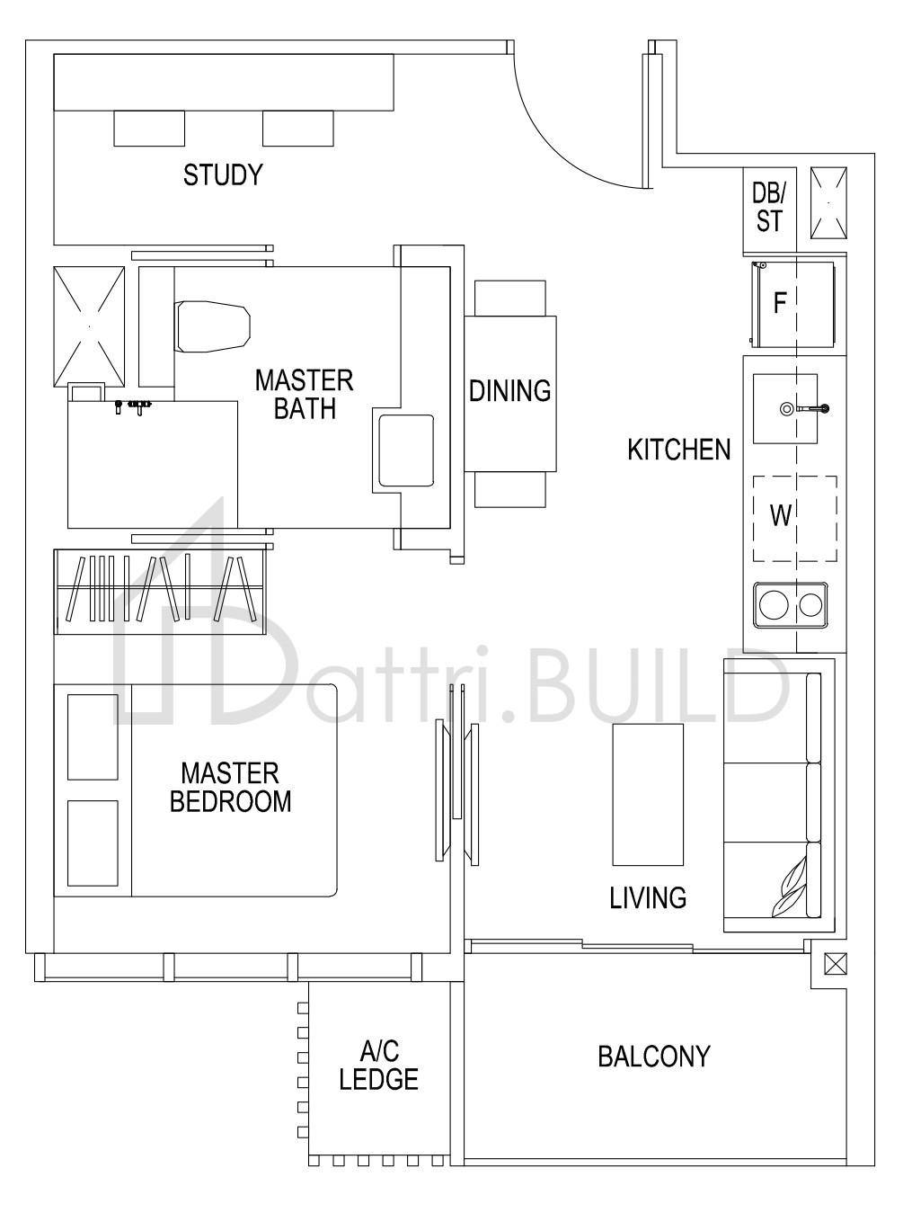 SIMS URBAN OASIS A3a floorplan (watermarked)