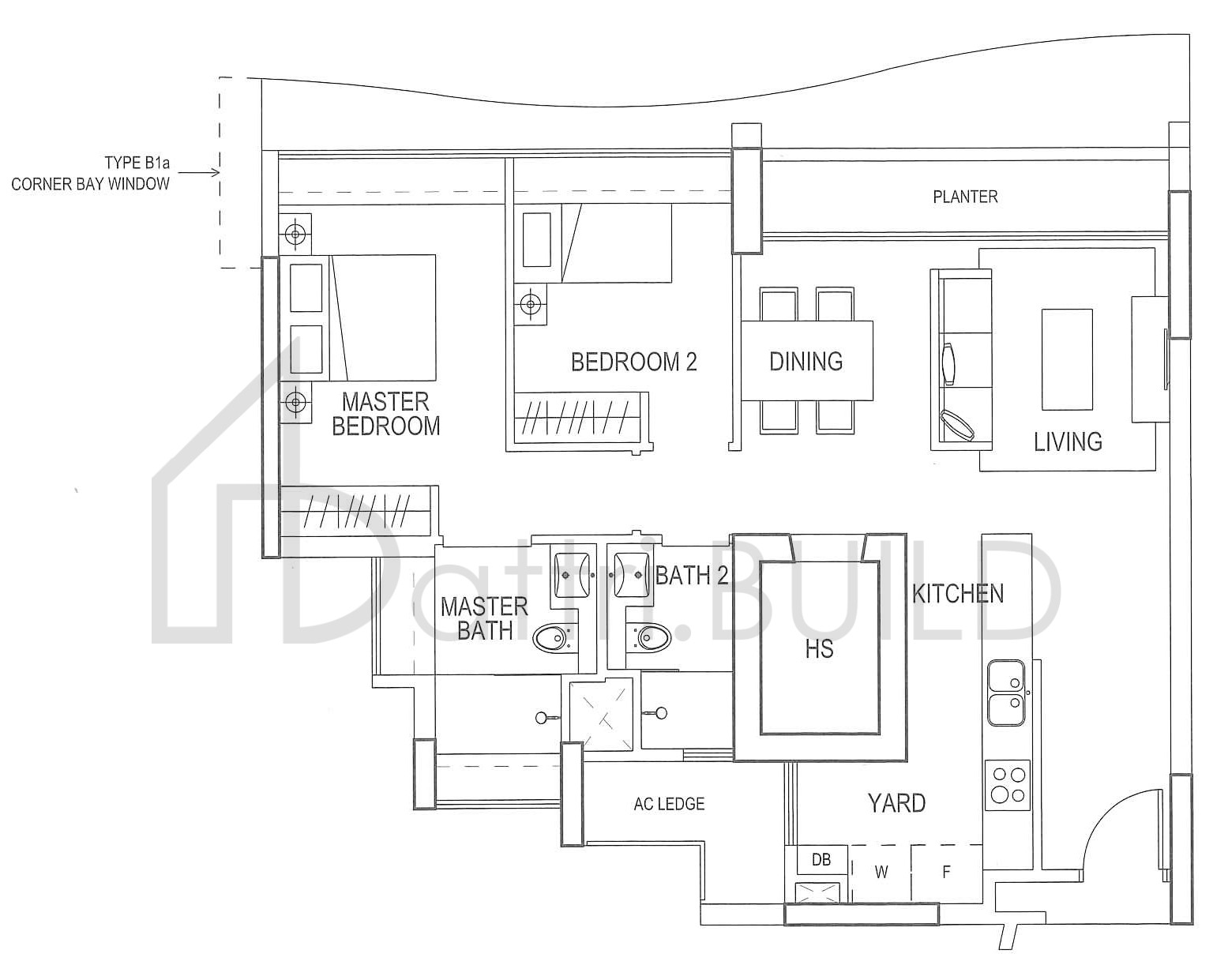 DOUBLE BAY RESIDENCES B1a floorplan (watermarked)
