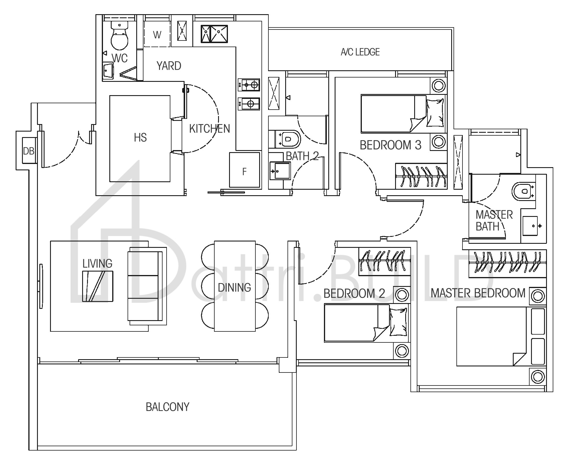 HEDGES PARK CONDOMINIUM 3d floorplan (watermarked)