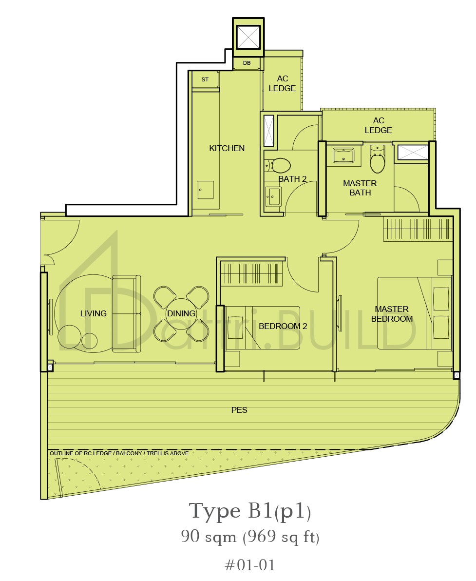 THE TEMBUSU B1(p1) floorplan (watermarked)