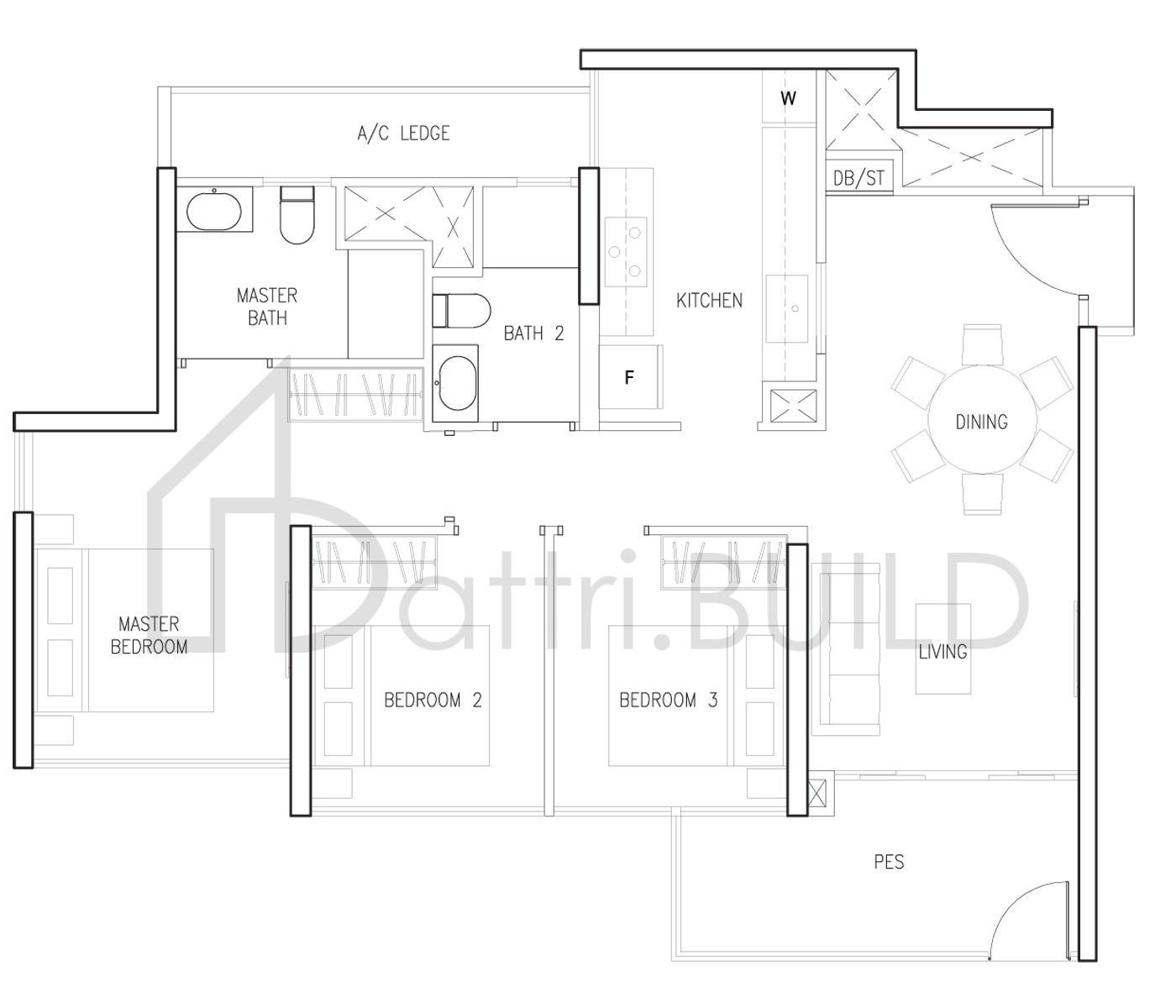 NORTHWAVE C3-P floorplan (watermarked)