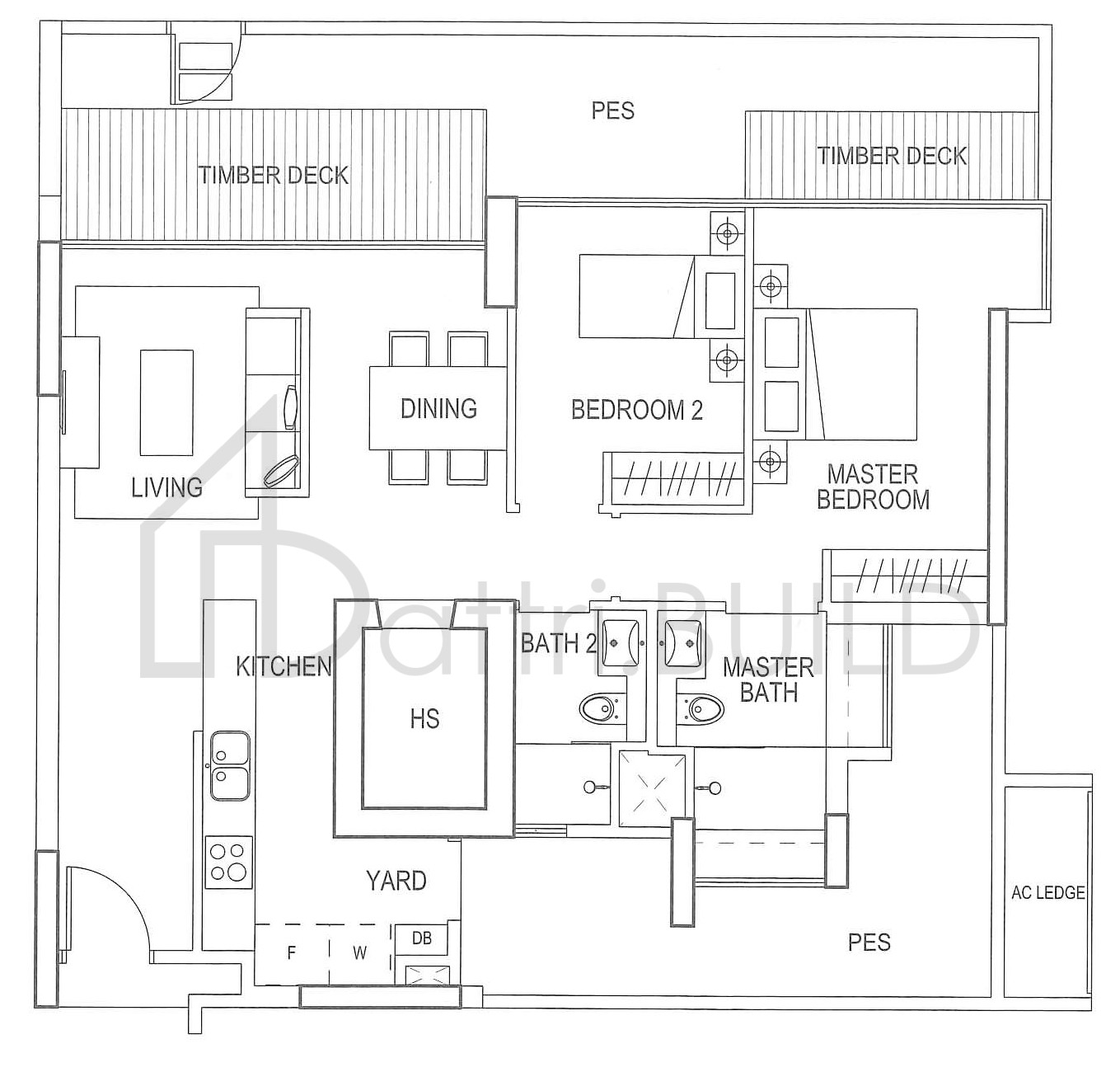 DOUBLE BAY RESIDENCES BG1 floorplan (watermarked)