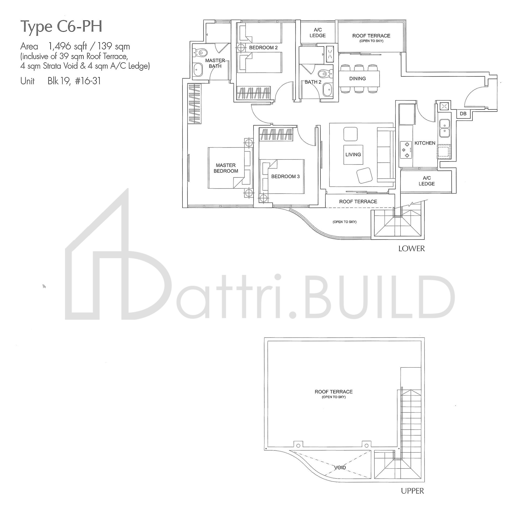 ARC AT TAMPINES C6-PH floorplan (watermarked)