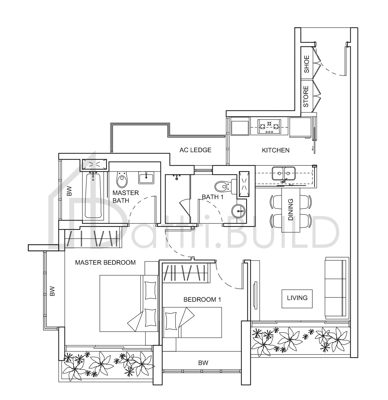 LIVIA A2 floorplan (watermarked)
