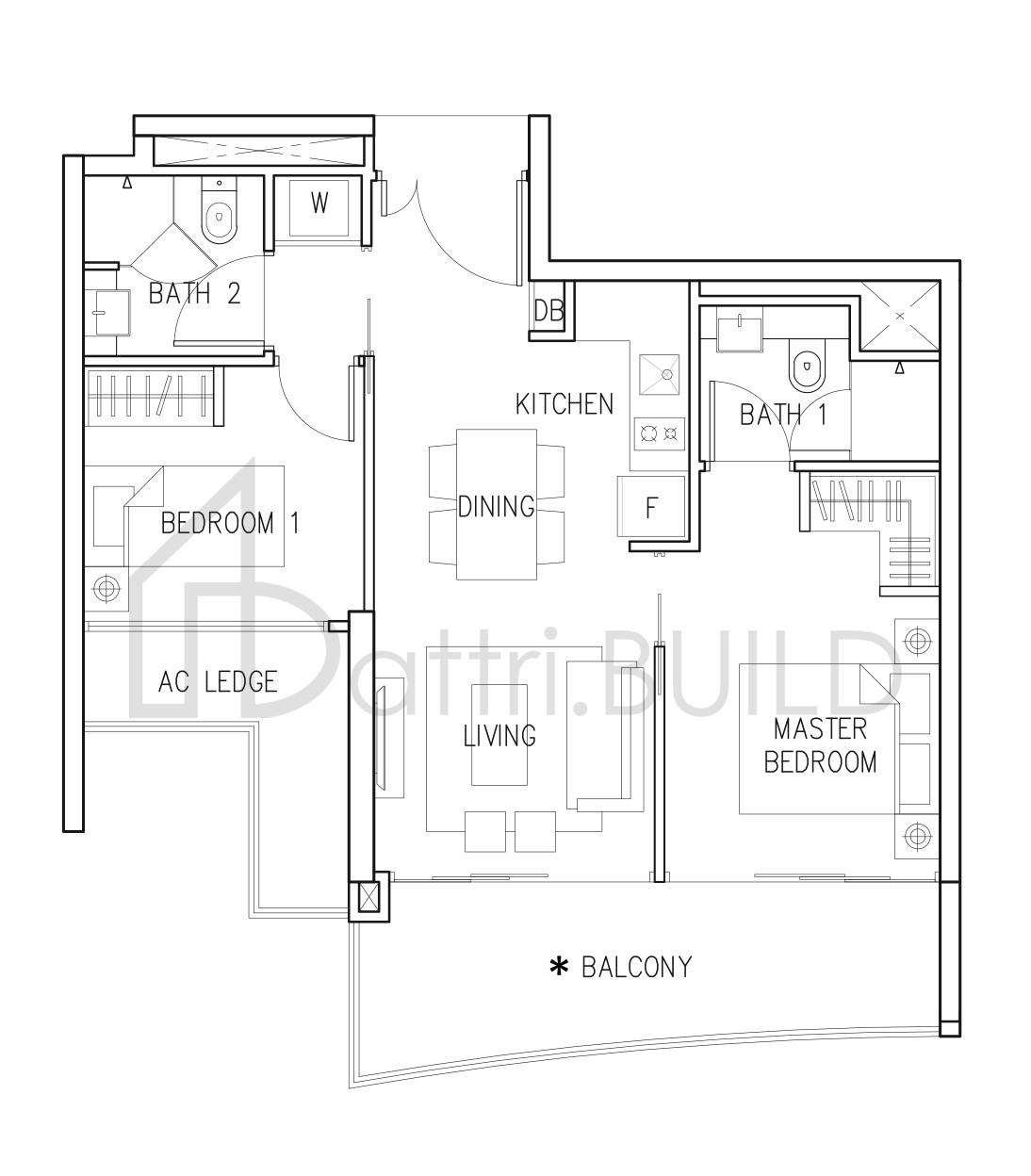 EIGHT RIVERSUITES B1 floorplan (watermarked)