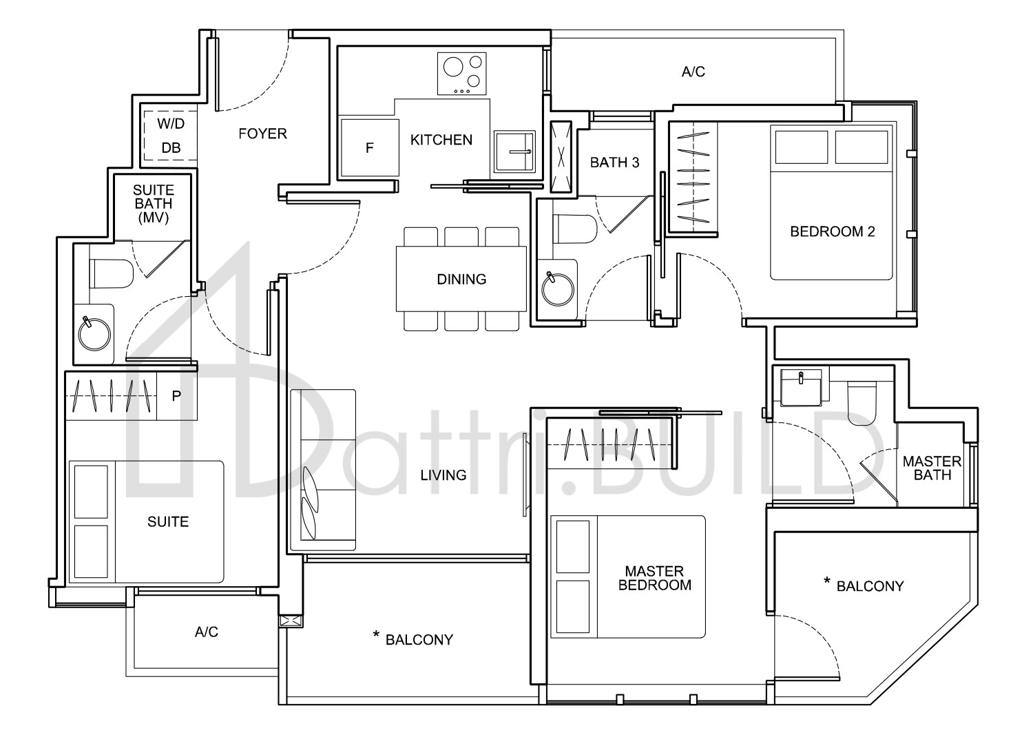 ARENA RESIDENCES C4-DK floorplan (watermarked)