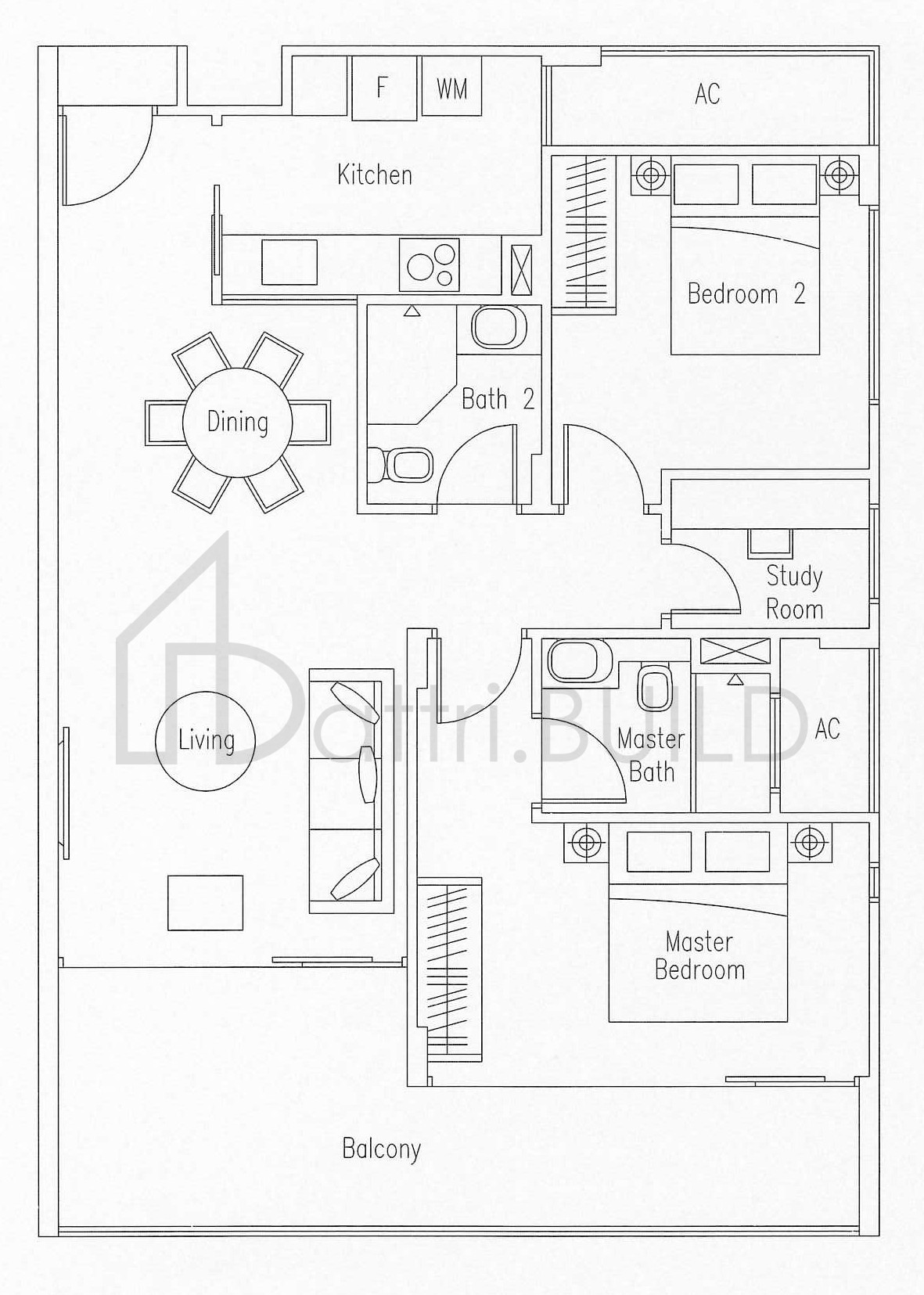 WATERSCAPE AT CAVENAGH B3 floorplan (watermarked)