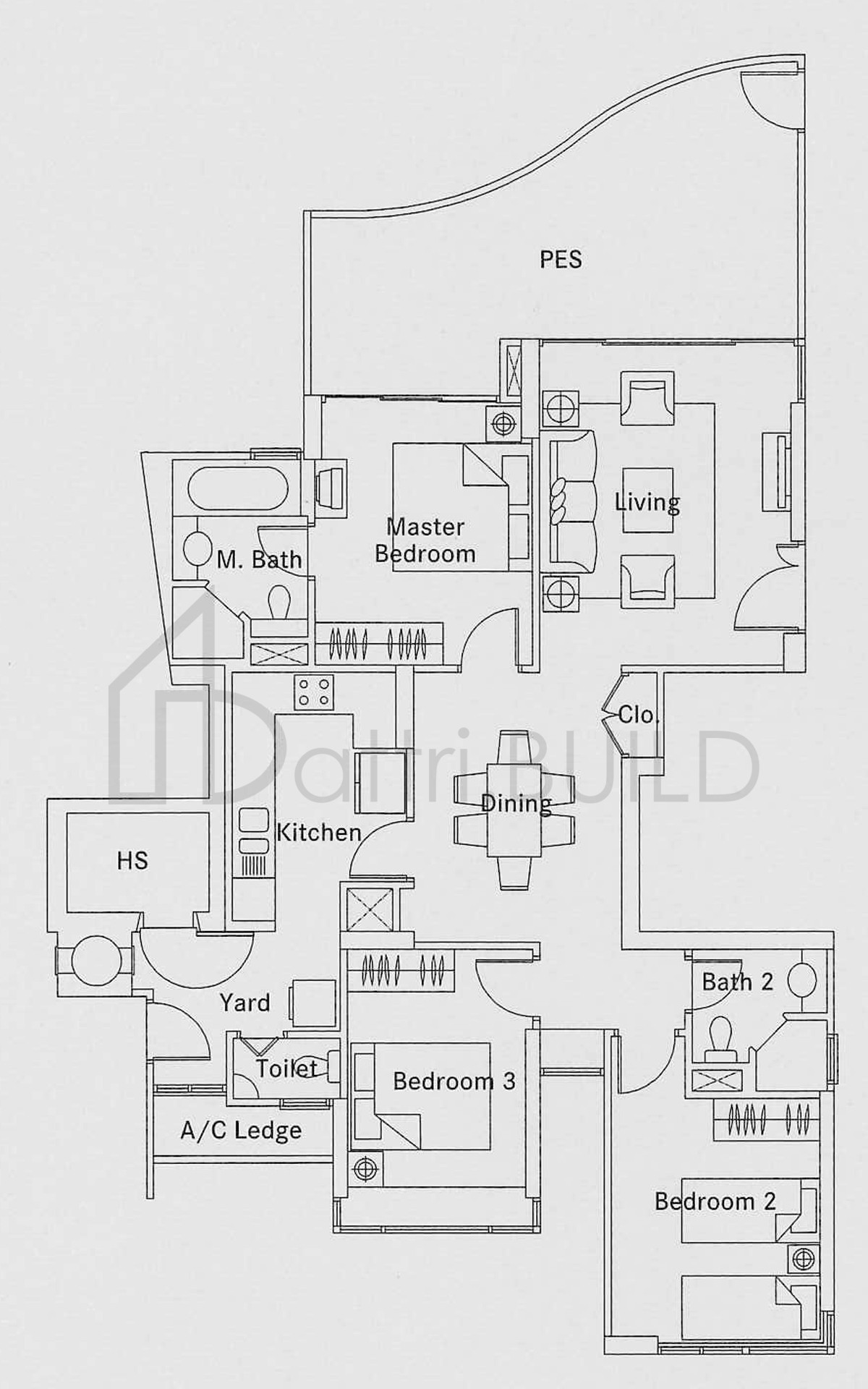 THE BELVEDERE B6g floorplan (watermarked)