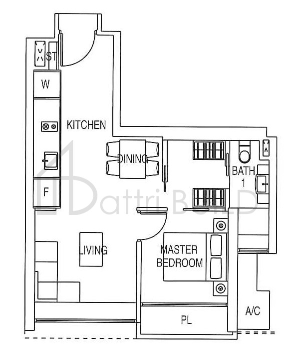 CITYLIGHTS Ac-1 floorplan (watermarked)